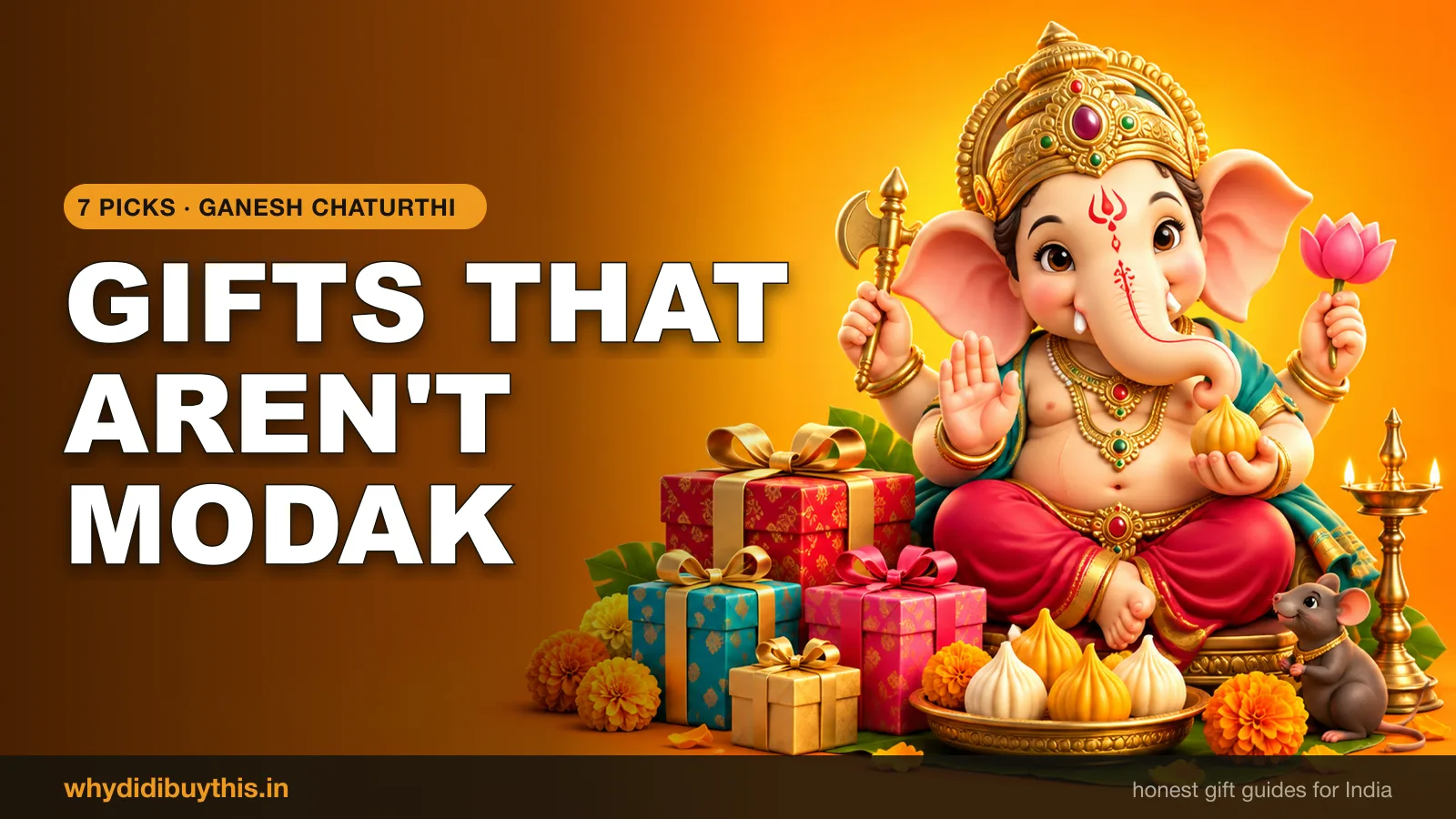 7 Ganesh Chaturthi Gifts That Are Not Mithai (2026)