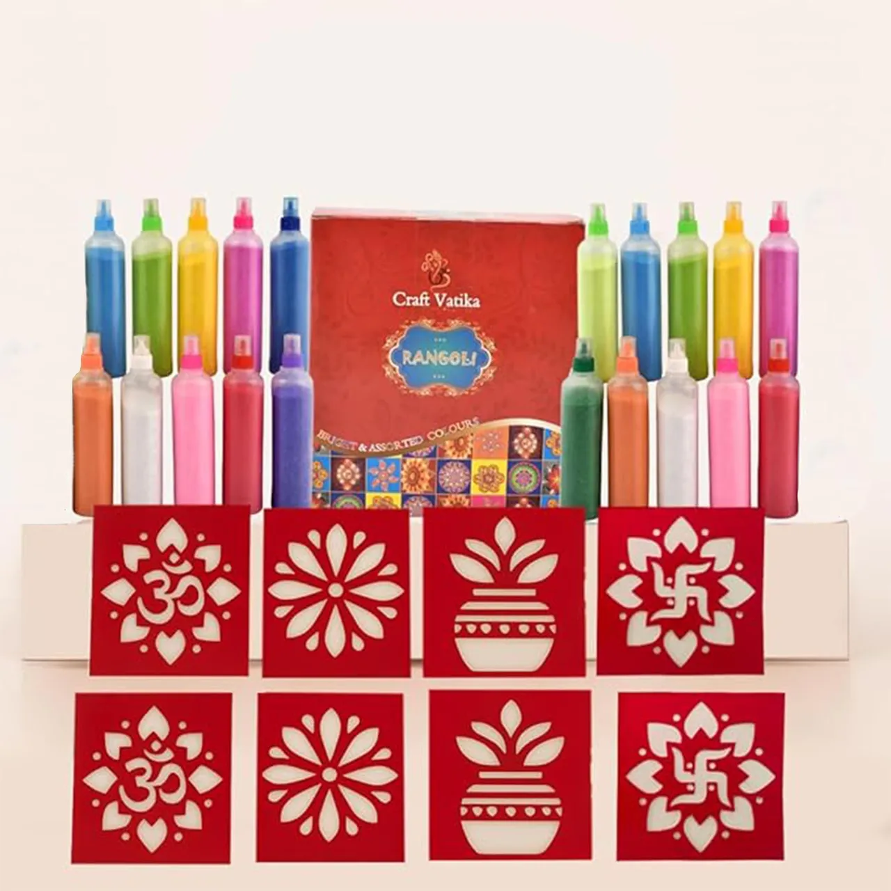20-Colour Rangoli Kit