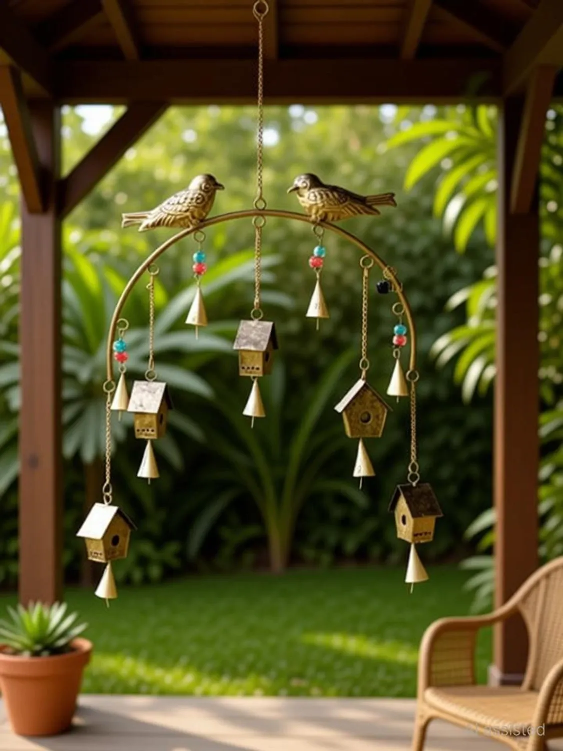 Birdhouse Windchime