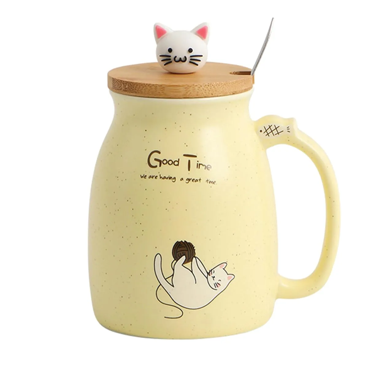 Chubby Cat Ceramic Mug