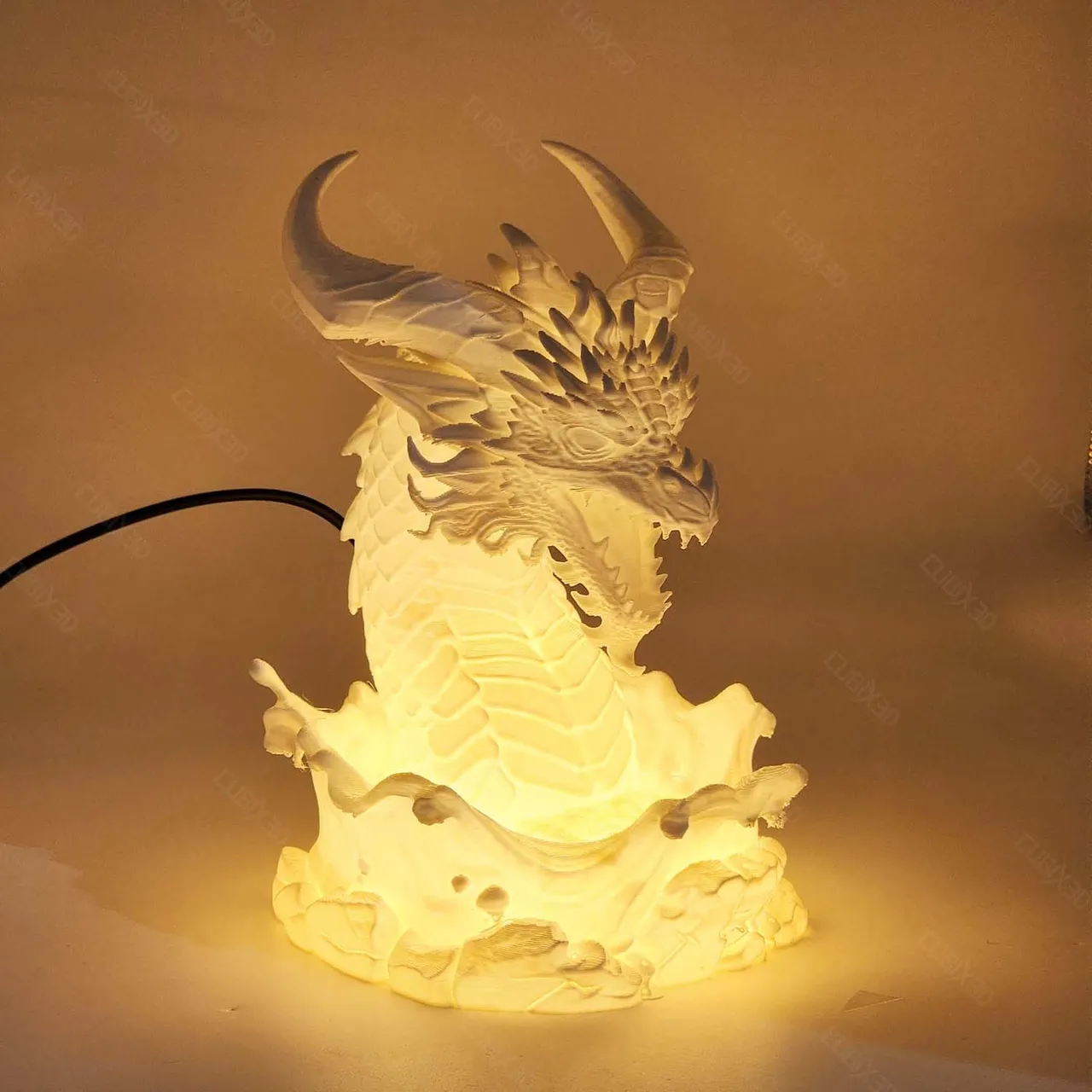 Dragon Flame Lamp