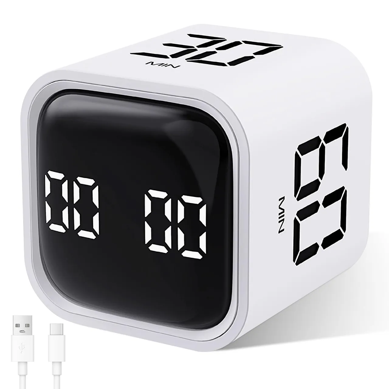 Flip-To-Start Cube Timer
