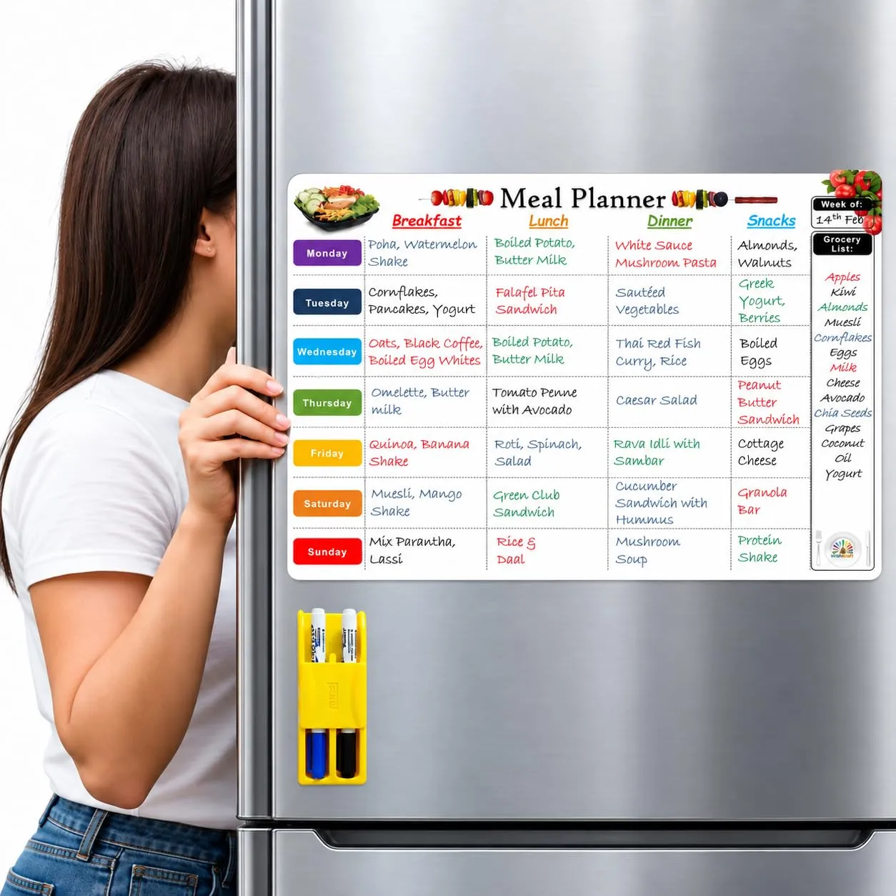 Fridge-Door Meal Planner