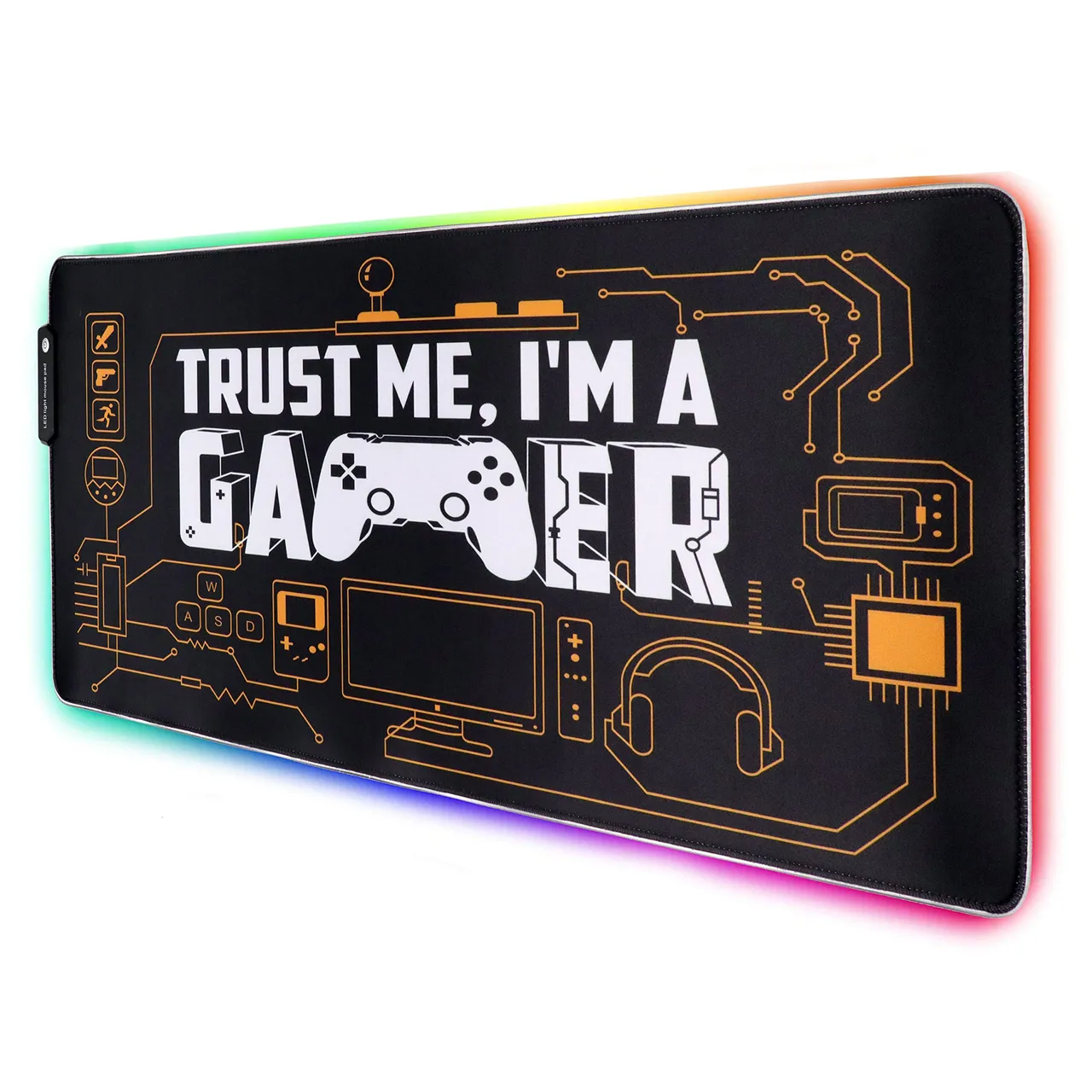 Glowing Gamer Desk Mat