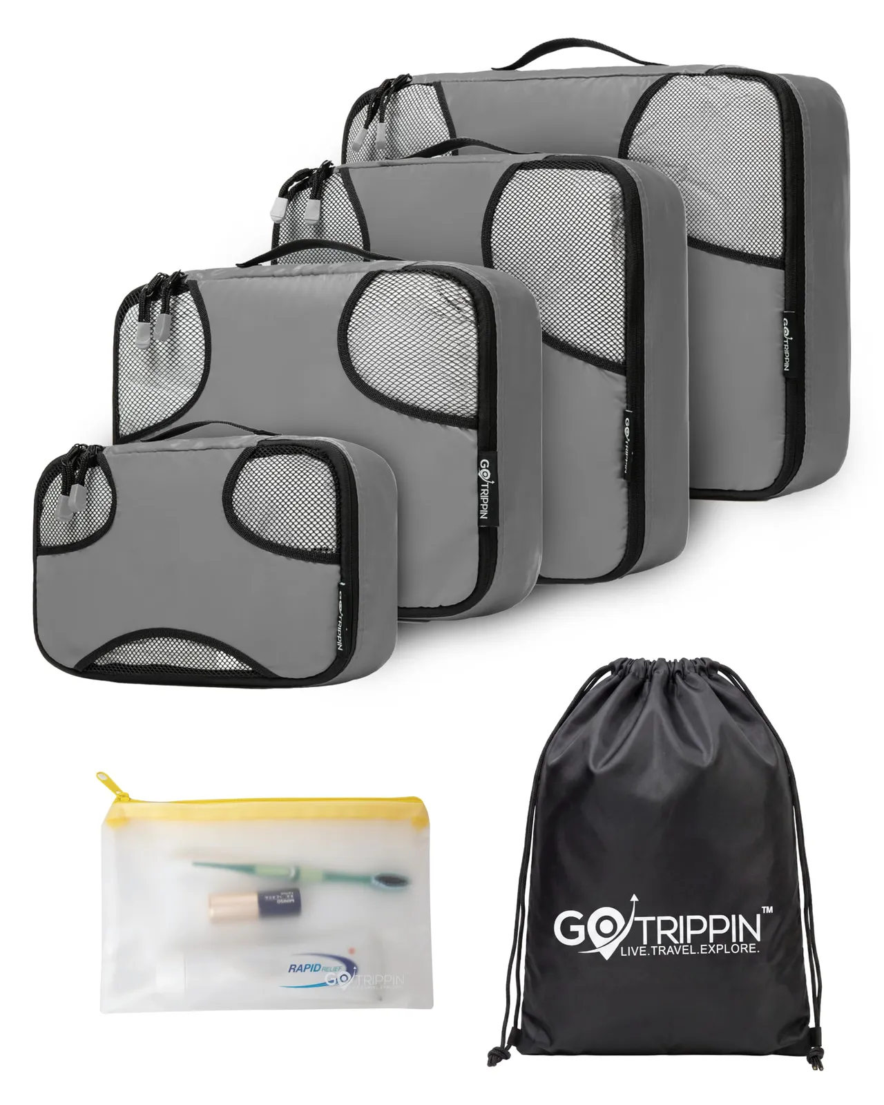 GoTrippin Six-Piece Packing Cubes