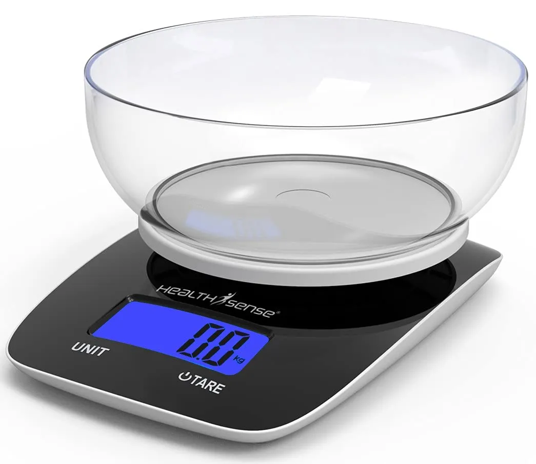 HealthSense Digital Kitchen Scale