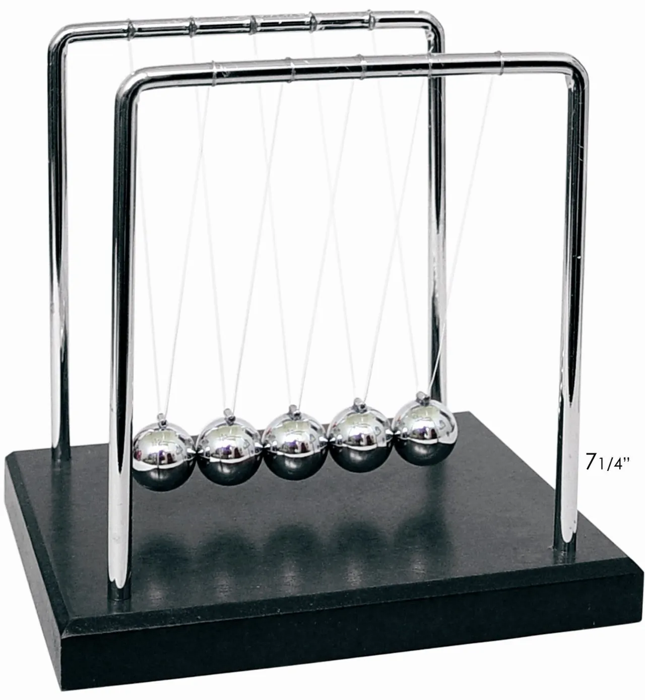 Newton's Cradle, Wooden Base