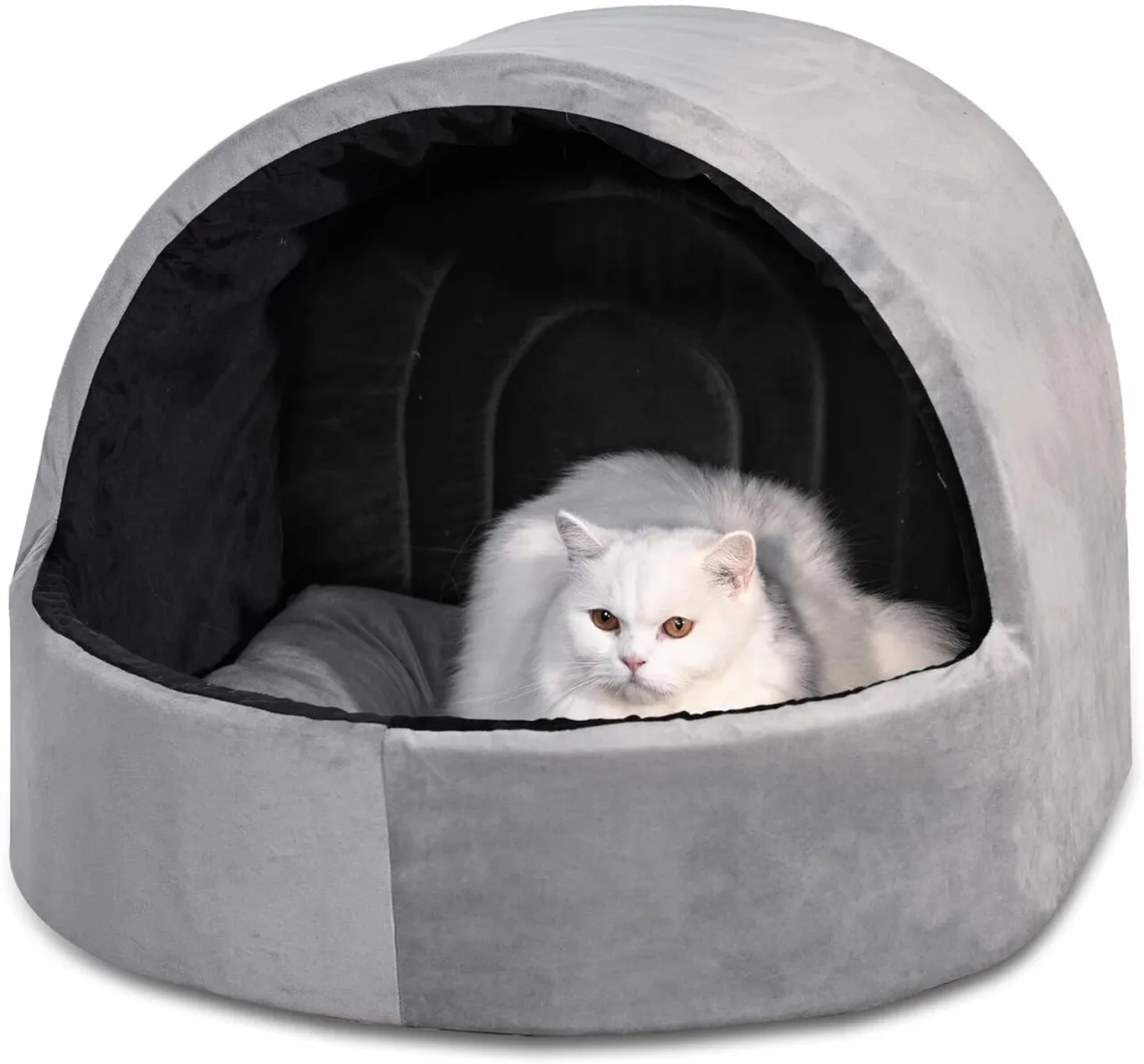 Plush Igloo Cat House