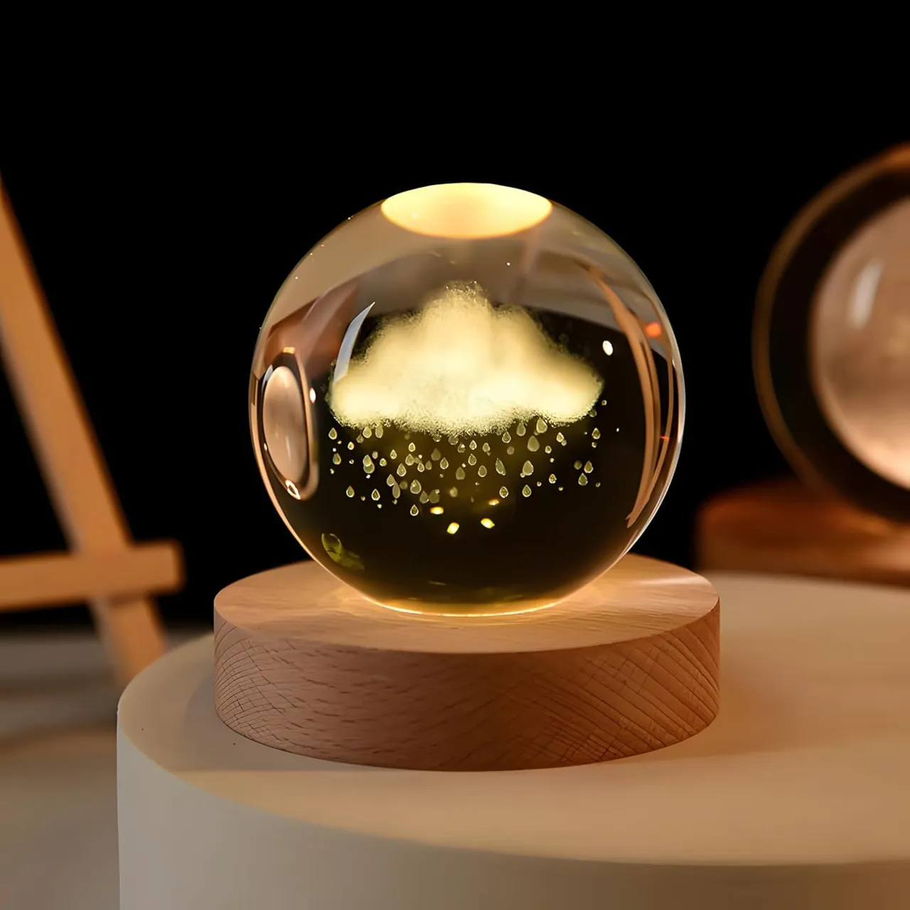 Rain Cloud In A Crystal Ball