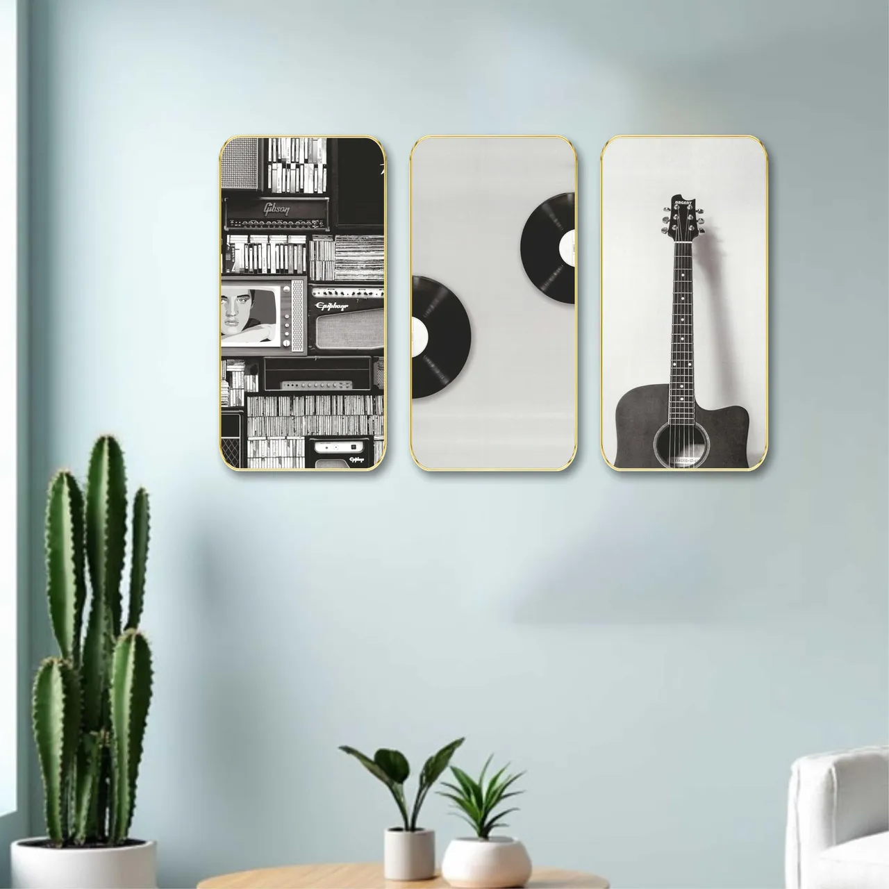 Retro Music Triptych