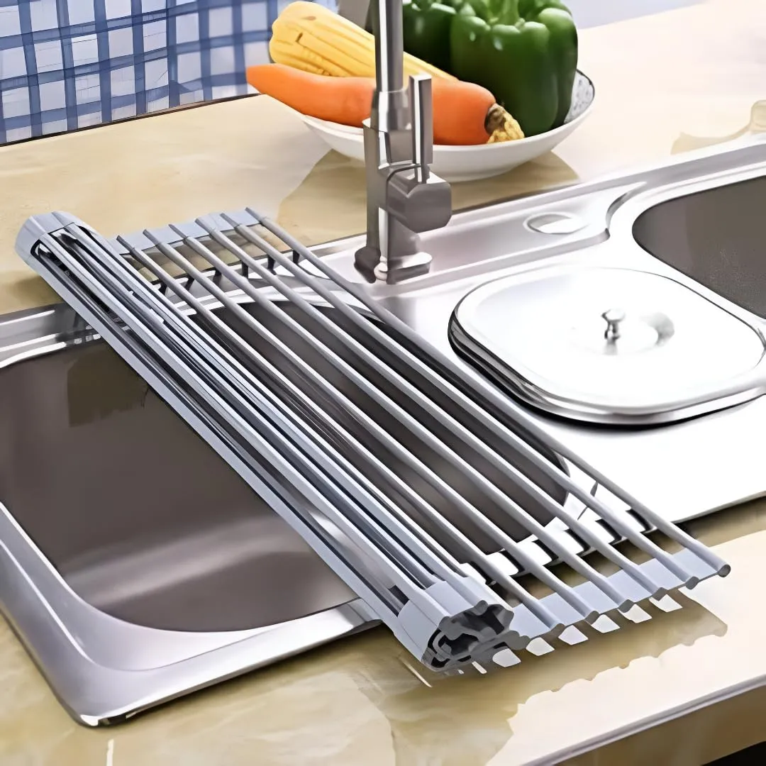 Roll-Up Over-Sink Rack