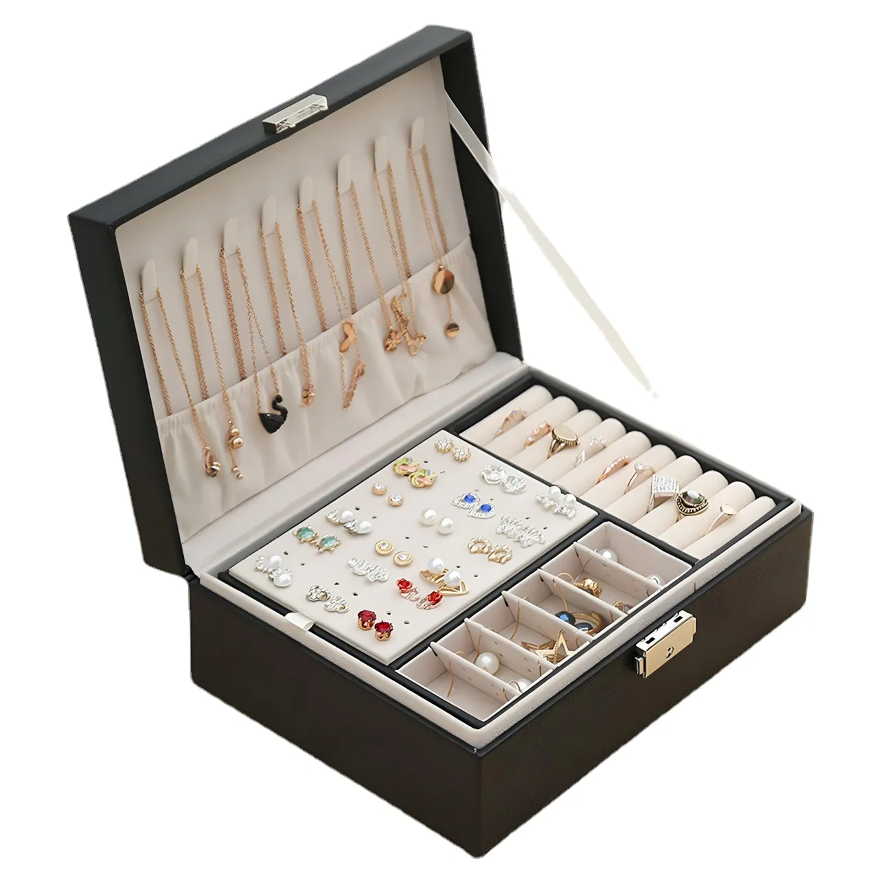 Travel Jewellery Case, Black