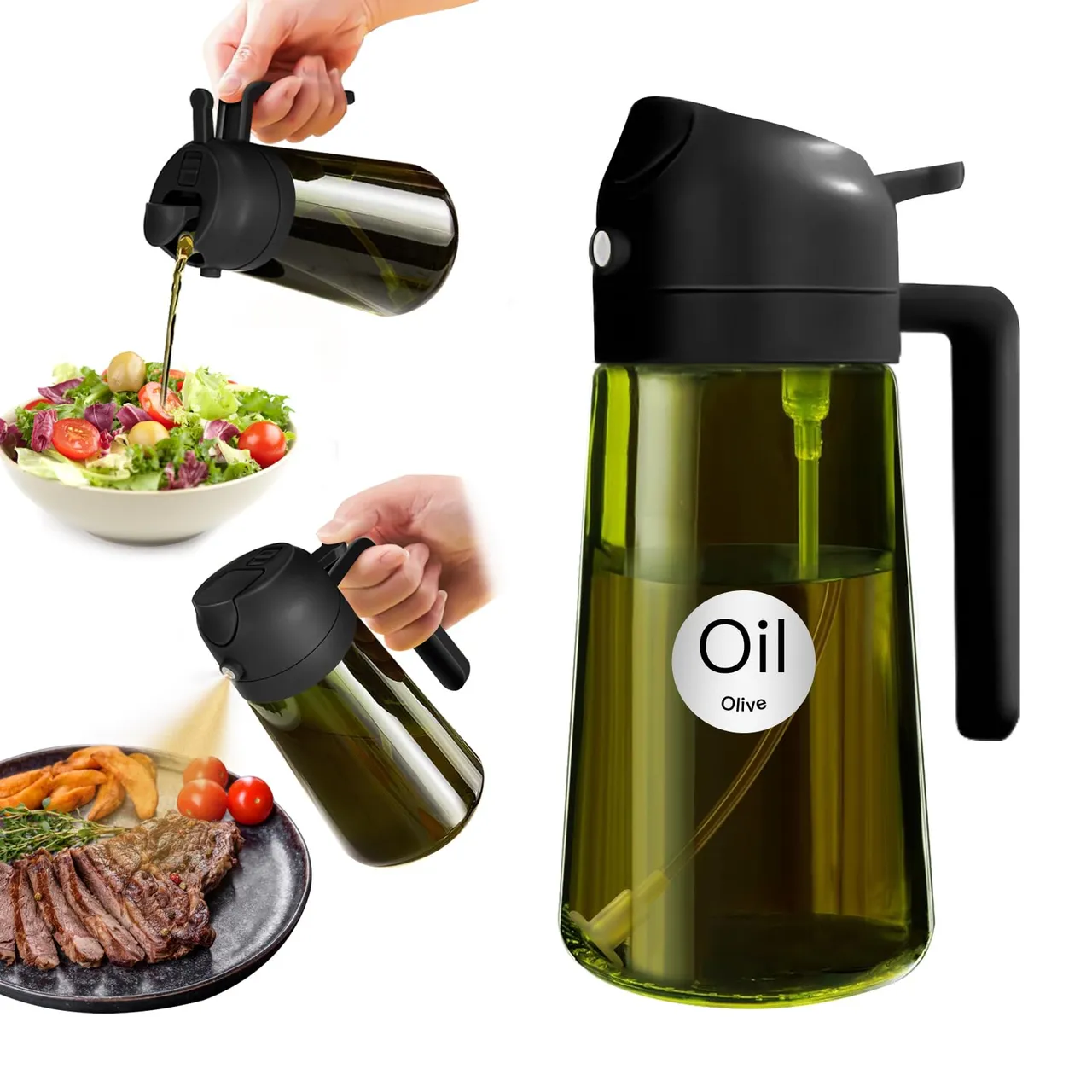Two-Way Glass Oil Sprayer