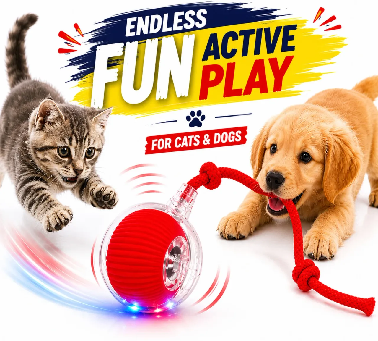 Wagging-Tail Glow Ball