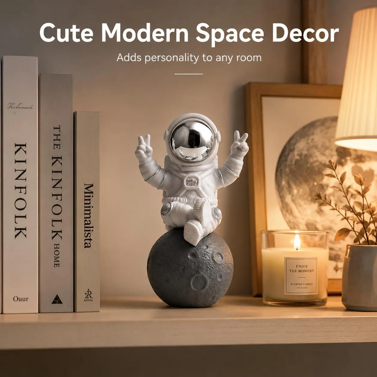 Zero-Gravity Astronaut Statue